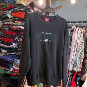 Y2K Philadelphia Eagles Black Sweater